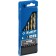 Set of drill on metal bison, p6M5, cylindrical shank, 2-8mm, 6 pcs, titanium coating 96002