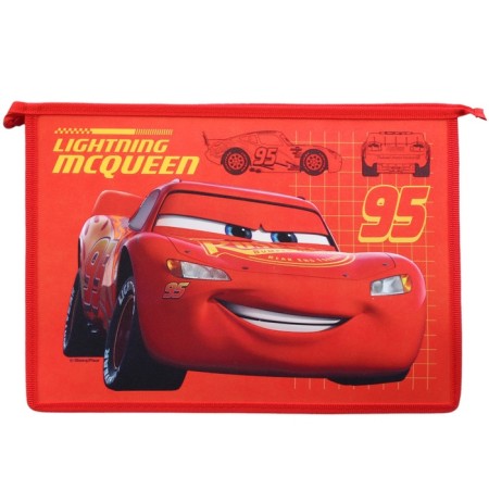 Plastic folder A4, on lightning, cars-3