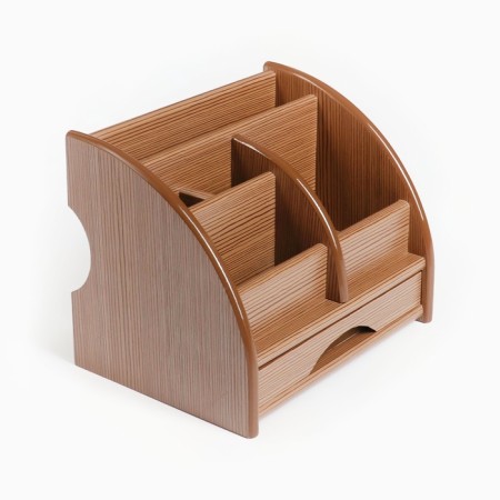 Organizer 5 sections, 1 drawer, series ash shimo light, 20*16.5*15.5-4