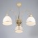 Dapiye chandelier 3he27 40W gold 57x57x40 cm Bayerlux
