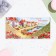 Money envelope "On Birthday!" town, soft-tach, embossing, 19 x 9 cm