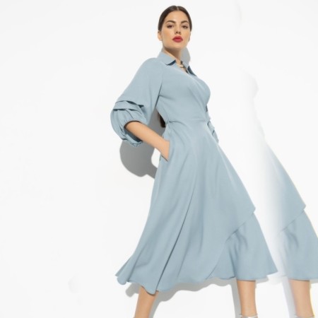 Women's dress "Queen output", size 54-1