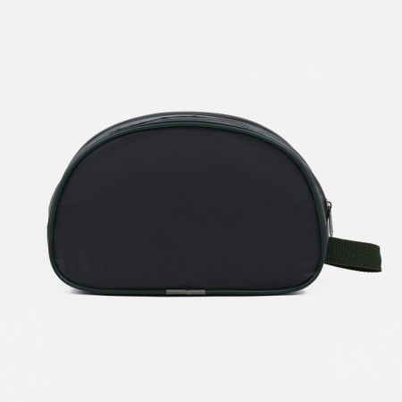 Cosmetic bag, 2 parts on lightning, khaki color-1