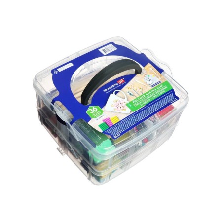 Polymer baked clay Brauberg Art, 36 colors x 20 g, in a box, with accessories-1