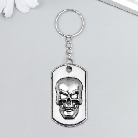 Trick Metal "Token with a skull" silver 5x2.5 cm