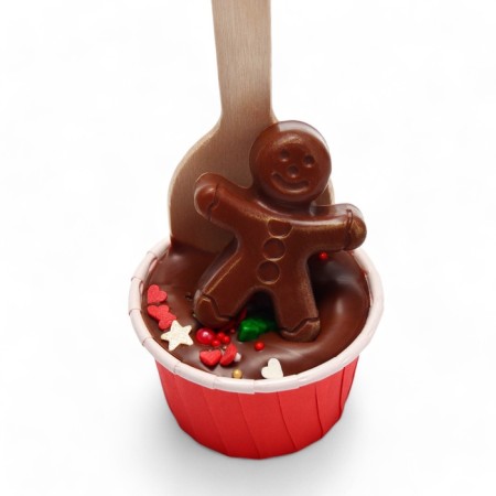 New Year. Figure chocolate "Hot chocolate with marshmallow" Pinche ", 48 g-2