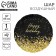 Foil ball 18 "Happy Birthday" gold, circle