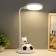Table lamp "Bear with the ball" LED black and white 14x15x48 cm Risalux