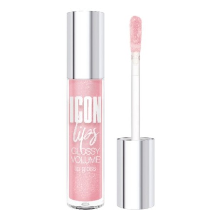 Luxvisage icon lips lip gloss, with volume effect, tone 509 Powder Rose, 3.4 g