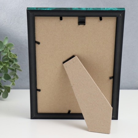 Photo frame plastic 15x21 cm malachite (985)-3
