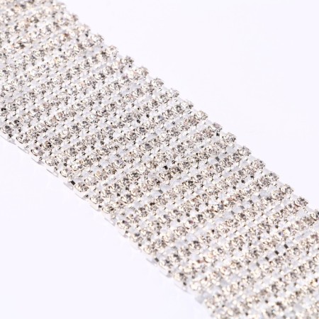 Carnival accessory Bracelet is long, rhinestones-6