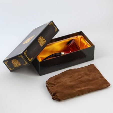 Set 6 in 1, a smoking pipe for tobacco "Commander", classic, 12.5 x 3.5 x 4.5, a case in Giving-5