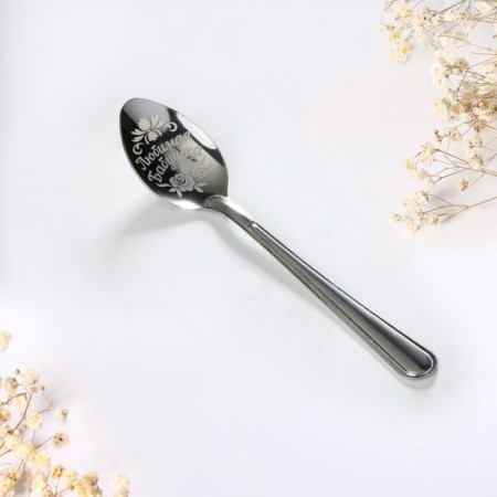 Gift set of teaspoons "Dear grandmother", 4 pcs-5