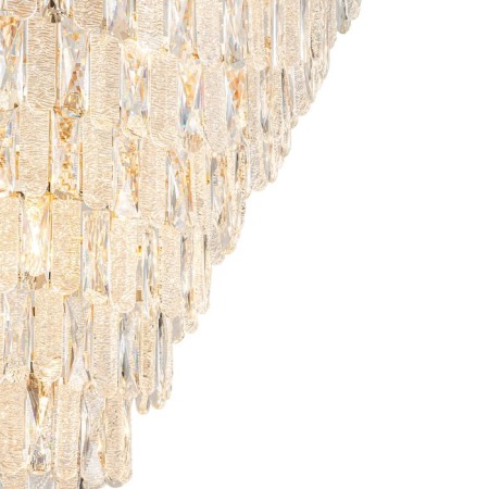 Suspended Indigo, 12030/13p Gold. 13x40W, E14, 800x800x960/2120 mm, transparent color-2