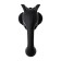 Female Exchange Nazadka for Domi 2, silicone, black color, 12.9 cm