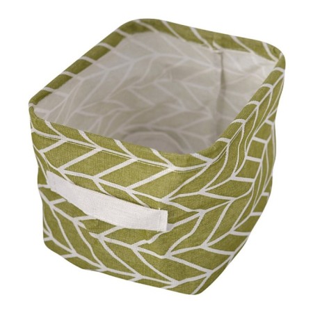 Basket for storage folding multidide "Textile", size 20.5x16.5x15cm, mix