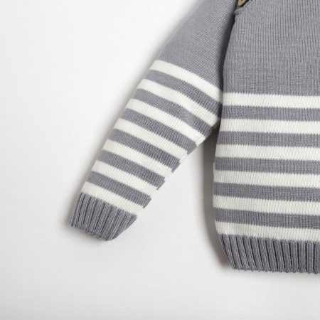 Knitted crumb set "Trendy" growth 68-74 cm, color gray color-3
