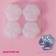 Mold Dolyana "Paws", silicone, 9.5 × 9 × 2.5 cm, cell 4 × 4 cm, white color