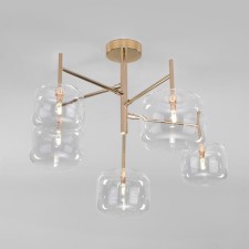 Ceiling chandelier in the style of jar, 3W, G4, 60x60x44 cm