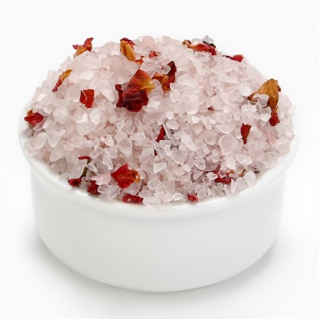 Bath salt with rose petals "The most special of all possible persons", 150 g, Beauty Fox-1