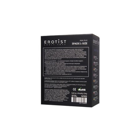 Anal sleeve Erotist SPADE L, MELLERSPAN, Black Color, 11 cm-9