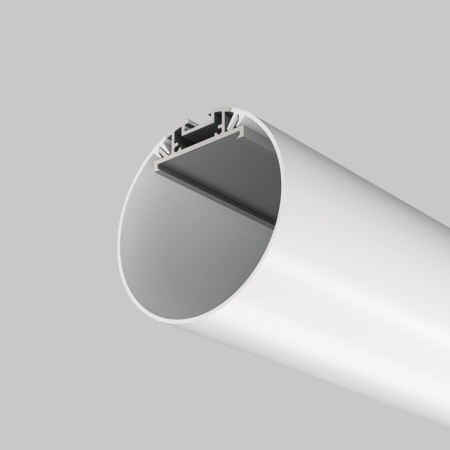 Aluminum profile of the suspended Led Strip Alm-D60-S-2M, 200x3 cm, silver color-4