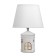 Table lamp "Maizon" E14 40W white 22.5x22.5x33.5 cm Risalux