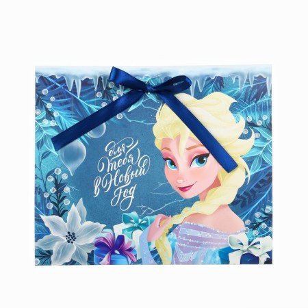 New Year. Gift box, folding, "for you", 27x23x15 cm, cold heart-2