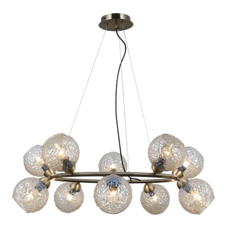 Ceiling light Gerhort G11088/10AB AMB, 10x40W, E14, 78x73x73 cm, bronze color-1