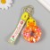 Trick rubber with carbine, strap "Diplon" Water with decor 8x5x2.5 cm