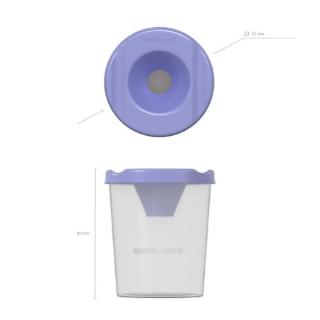 A glass of non -member 200ml Erichkrause Pastel, purple-2