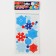 Fetter stickers "Snowflakes", 11 x 18.5 cm, 26 pcs