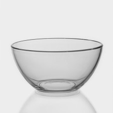 Glass salad -shaped 
