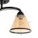 Chandelier "Edott" 2he27 40W Black 43x15x25 cm Bayerlux