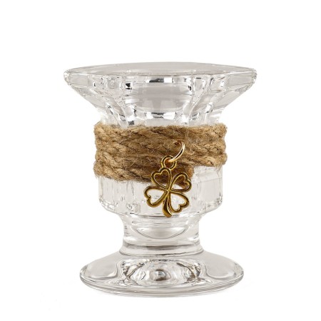 Glass candlestick, for high holy, 5 × 5.5 cm