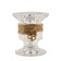 Glass candlestick, for high holy, 5 × 5.5 cm