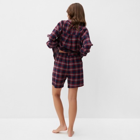 Female pajamas (shirt and shorts) Kaftan p. 48-50, blue-4