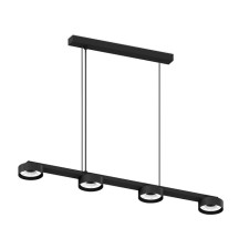The body of the suspension lamp for nozzles D85 Ambrella Light, Diy Spot, C9152, 4xgx53, Black Black Sand Color