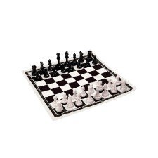 Шахматы 50 х 50 см, король h-9.8 см, d-4.2 см, фигуры пластик