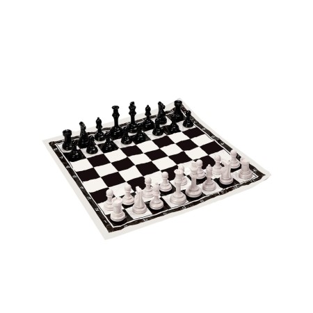 Шахматы 50 х 50 см, король h-9.8 см, d-4.2 см, фигуры пластик