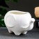 Pot "Elephant White" 13x9x7.5cm