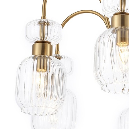 Lamp on the rod 8x60W E14, size 87x87x42.5 cm-4