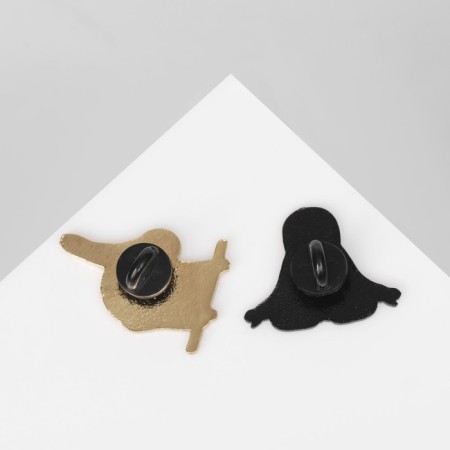 Set of badges (2 pcs.) "Lenives" sports, color in gold-3