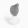 Female cape demi-season, gray color, size 52-56