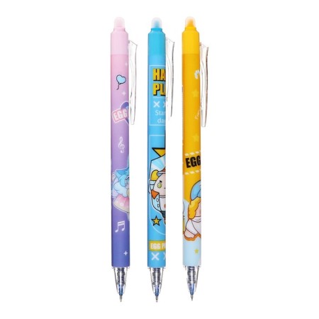 Gel handle with erased ink Calligrata, 0.5mm, blue rod, mix-1