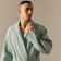 Wafel dressing gown male SL Home: Basic "Azzura", size L, 100% cotton, 300 g/m2