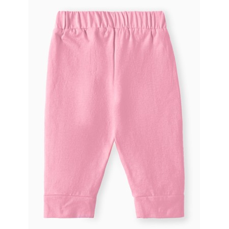 Pants (sliders) children's "bunny", pink color, height 56-3