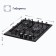 Hon surface Delvento V45V35B001, gas, 3 burners, black