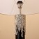 TECHNOL Lamp "White" White/black 1x40W, E27, 50x50x78 cm