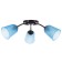 Causte "Online" (cylinder) 3x15W E27 Model: BR 00216 Wenge/Blue